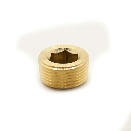 Thrifco Plumbing 3/4 Brass Countersunk Plug 5318119